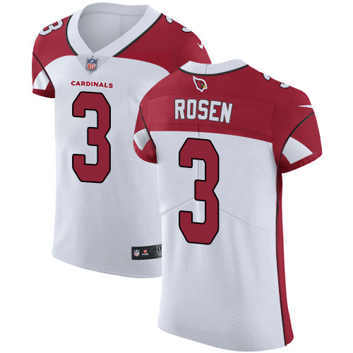 Nike Cardinals #3 Josh Rosen White Men's Stitched NFL Vapor Untouchable Elite Jersey